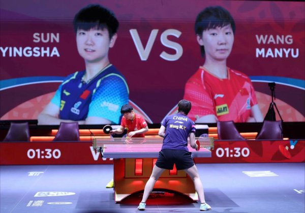 KAIYUN 女子总决赛孙颖莎实现三连冠 携手王曼昱女双登顶